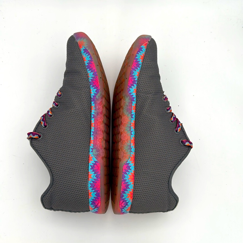 NOBULL - women’s Grey Patchwork Trainer sneakers CrossFit lace up shoes Size 9.5 - Picture 5 of 9